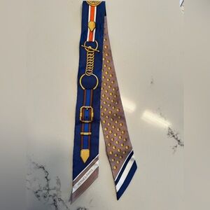 Hermes Silk Twilly Scarf